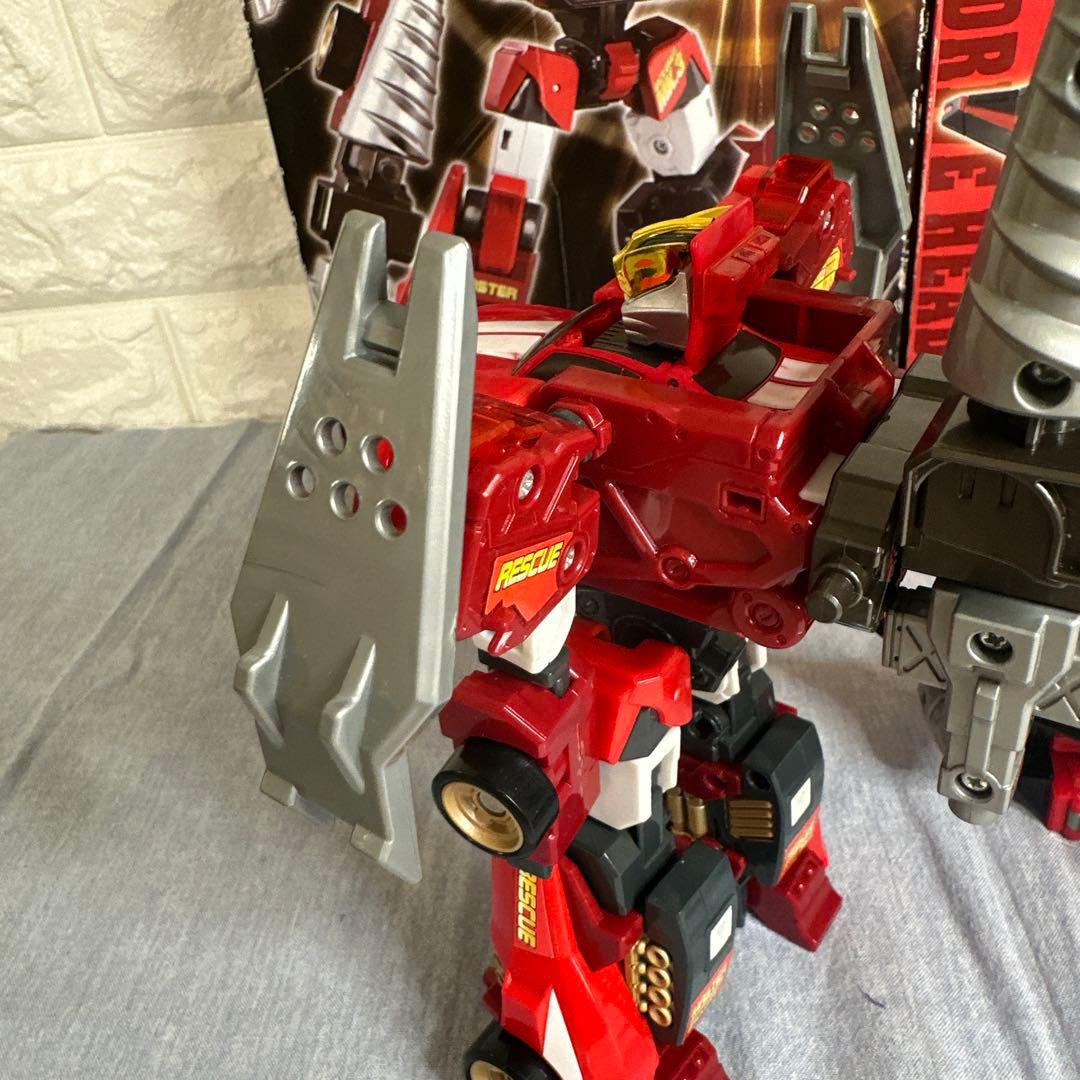 トミカハイパーレスキュードライブヘッド　マスターバックドラフト　ブレイブジェット