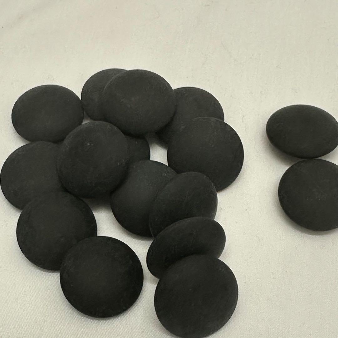 未使用 日向特製 本蛤碁石 33号 美栄 木製碁笥