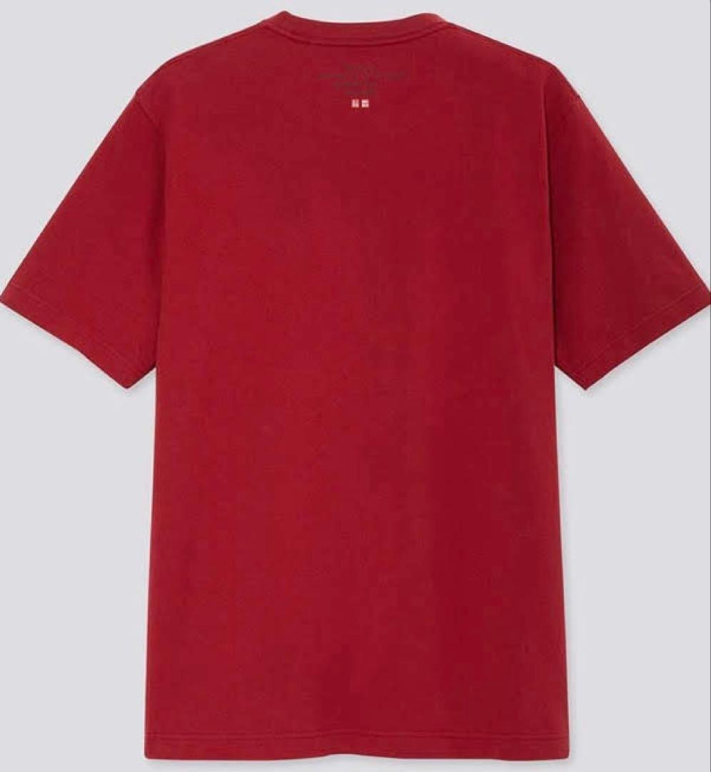 UNIQLO REGOR Tシャツ 赤 白 2色各1枚のセット Mサイズ 新品