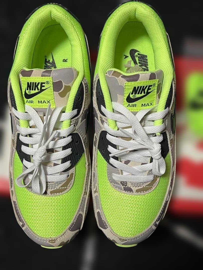 Nike Air Max 90 カモフラージュ/ライムグリーン