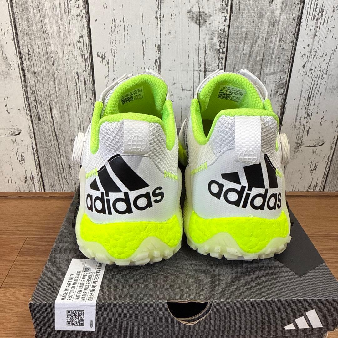 ゆ*い様 adidas ゴルフシューズ BOAホワイト/イエロー