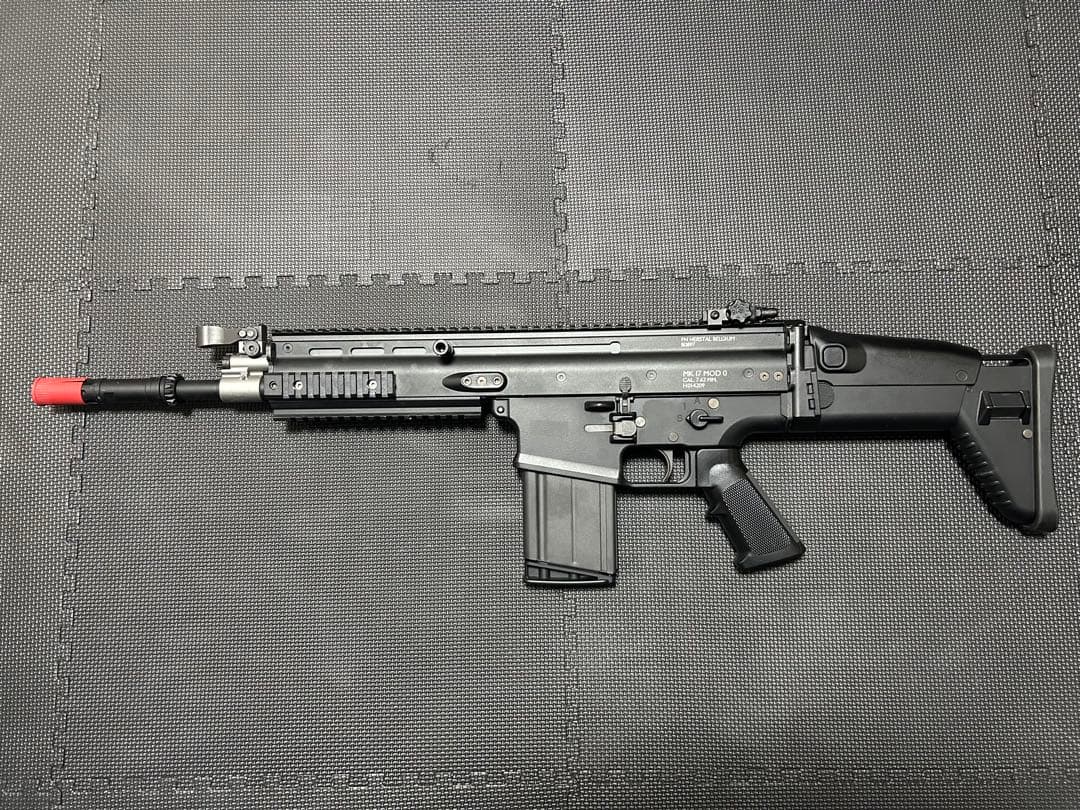 SCAR Heavy 次世代電動ガン ブラック 拡張マガジンなど付属品付き