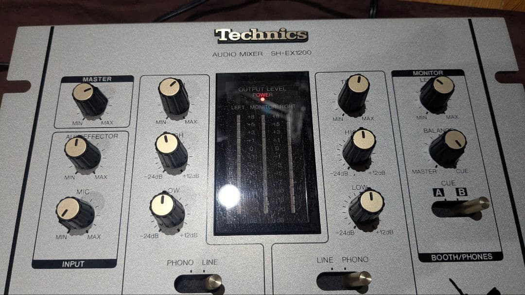Technics SH-EX1200 DJミキサー 予備フェーダー付き