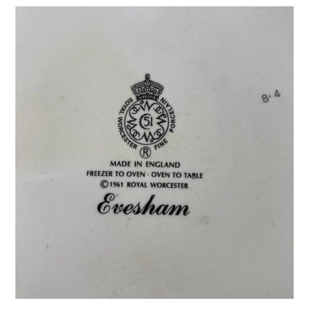 WORCESTEREvesham皿ENGLANDイギリス製直径19㎝