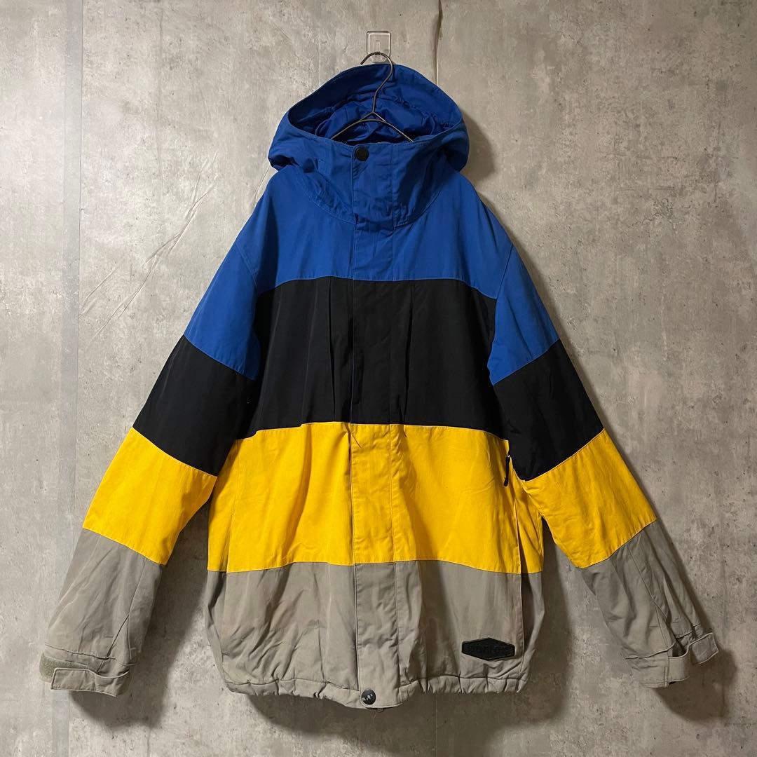 Burtonバートンスキーウェアスノーボードジャケットパーカーフードマルチカラー