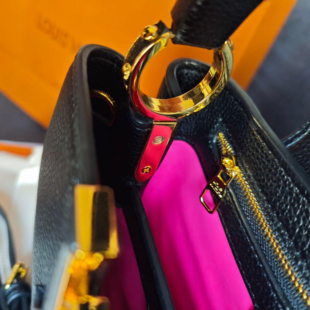 【実写画像】BB トリヨンカーフレザー 2way 黒 M94755