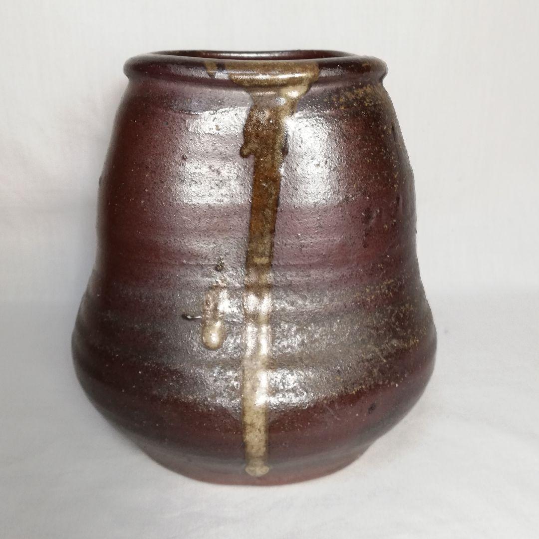 古備前 四方口花入 備前焼 華道具 茶道具 花器 フラワーベース 花瓶 置物