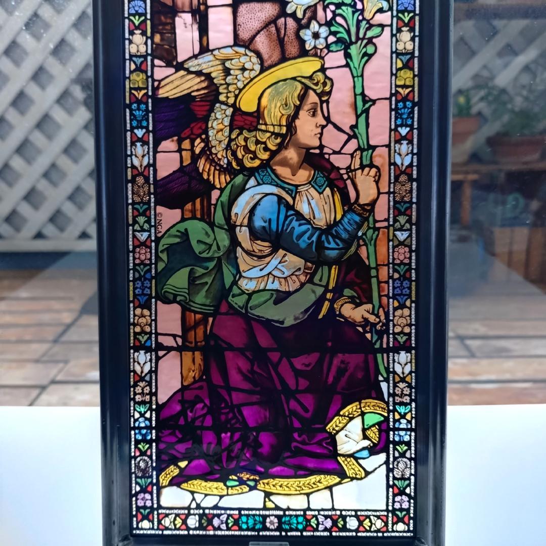 ドメニコ ステンドグラス Annunciation受胎告知グラスマスターズ社c