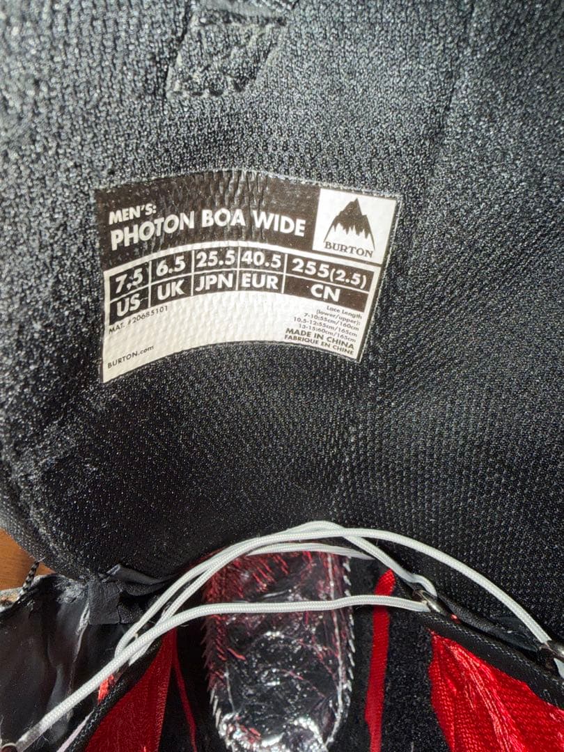Burton PHOTON スノーボードブーツ 25.5㎝