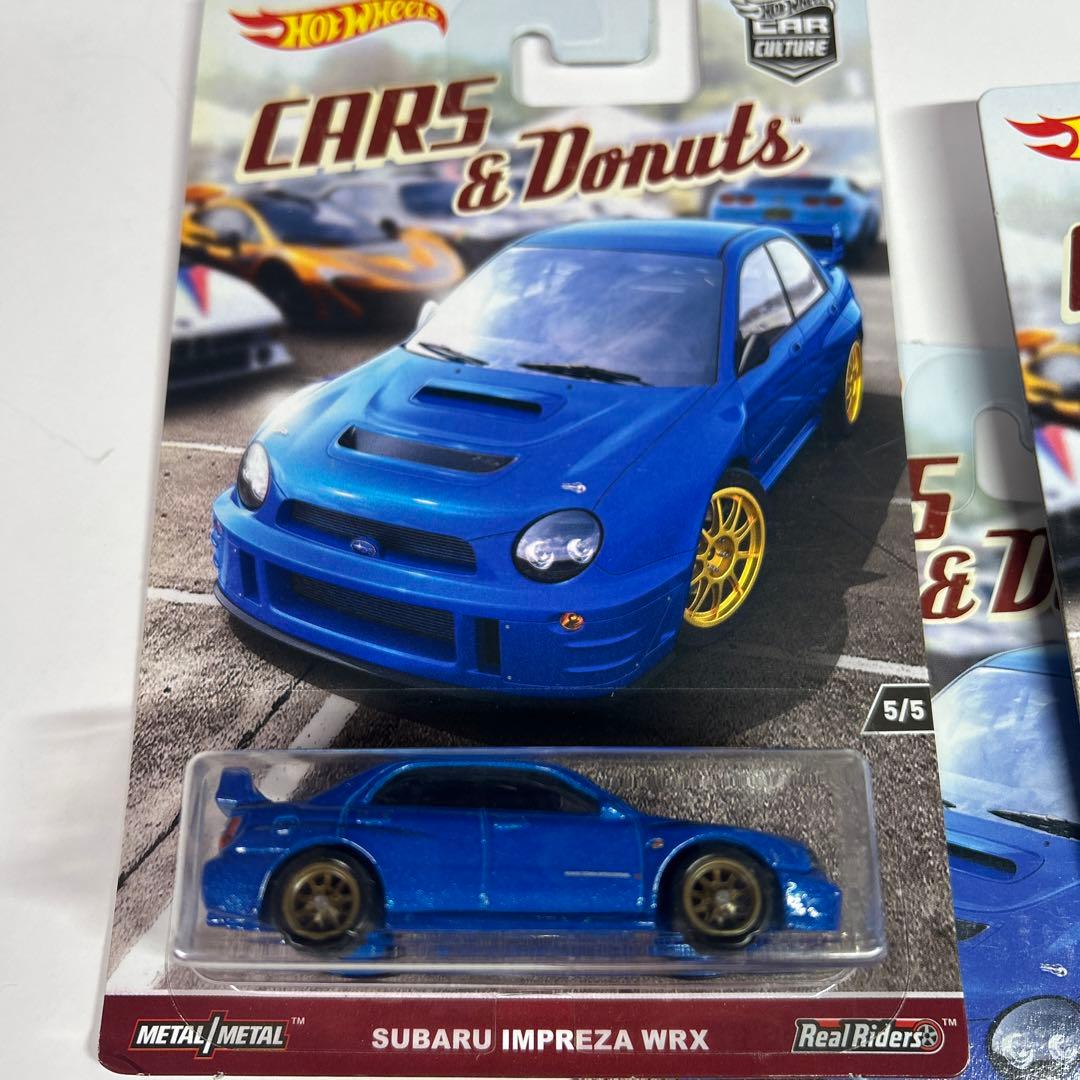 ホットウィール スバル インプレッサ WRX 3台セット