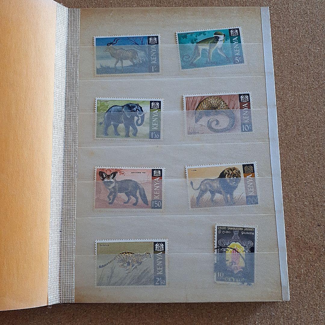 切手コレクション　タンザニア、ケニア、ウガンダ、ミャンマー等未使用・使用済混在
