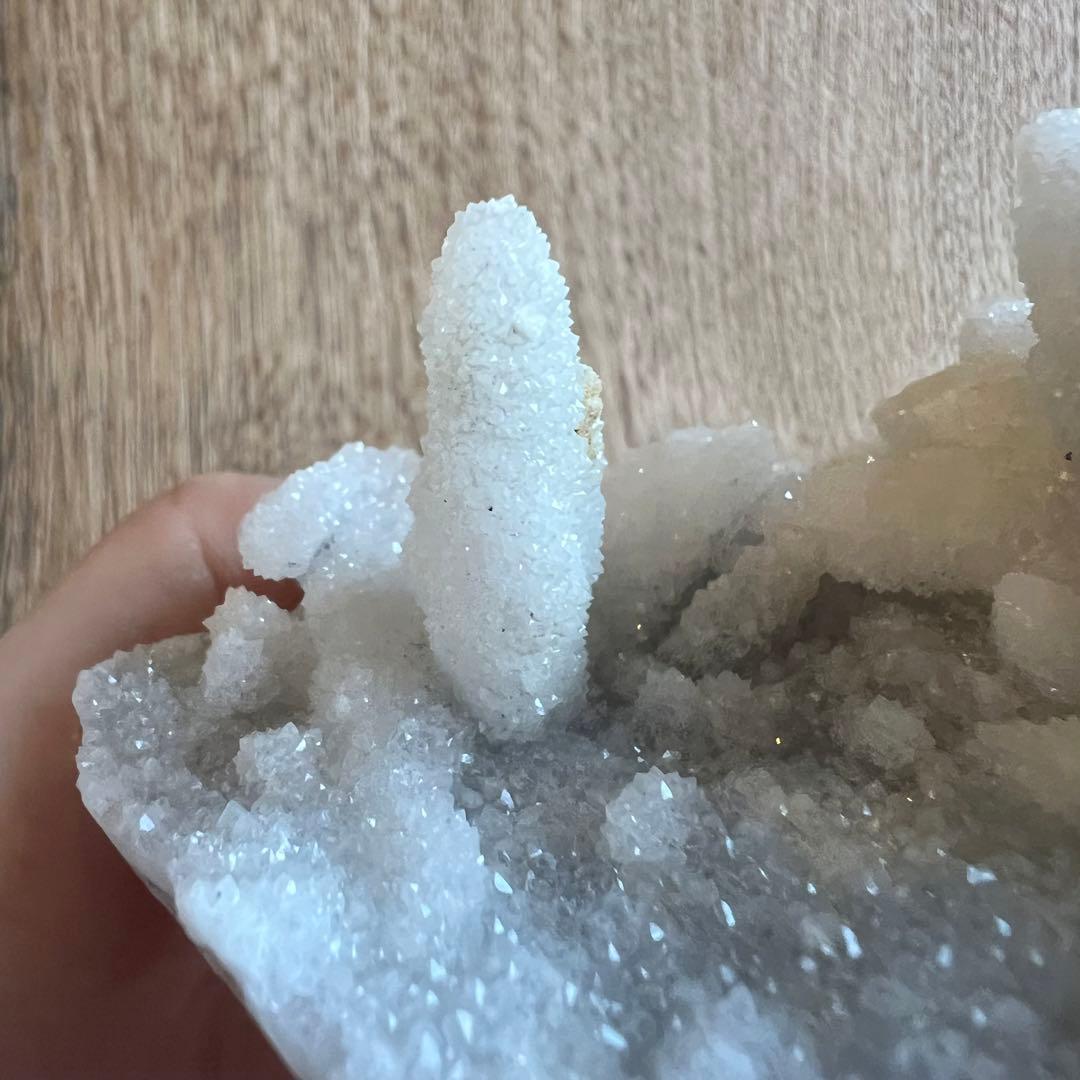 仮晶 水晶 ドゥルージー フローライト A1 共生 鉱物 標本 原石