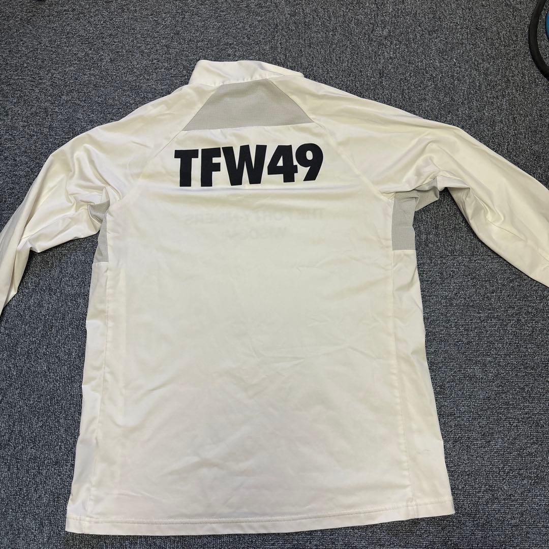 TFW49 長袖ハーフジップシャツ L ホワイト