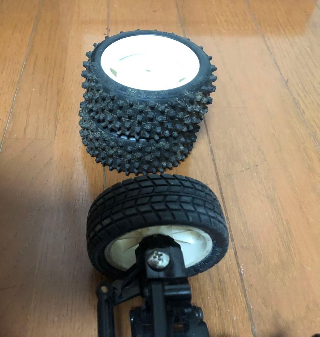 タイムセール田宮￼4WDDF-02 ライジングストーム予備タイヤ付￼2.4G一式