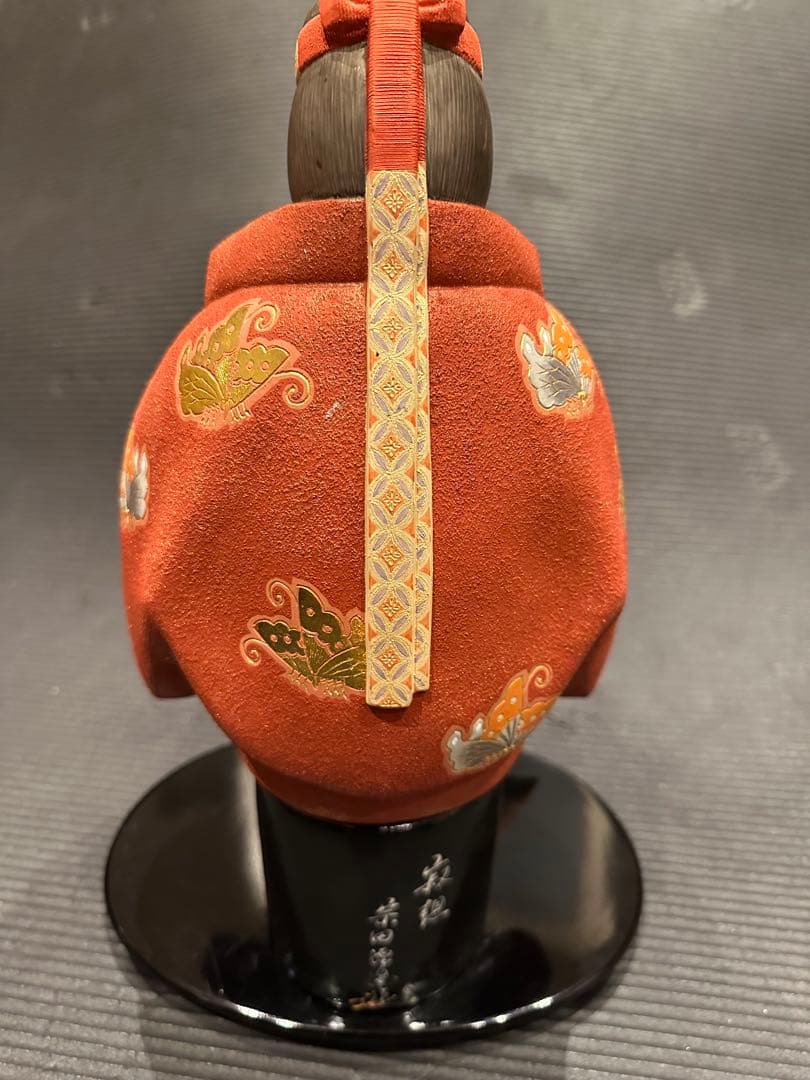 博多人形 国指定卓越技能者 無形文化財保持者 宗田源造 作 寂想 日本人形 能