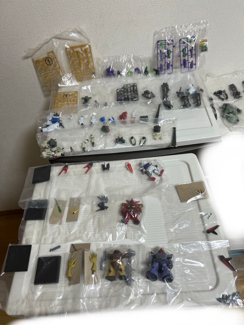 ガンダムプラモデルのセット
