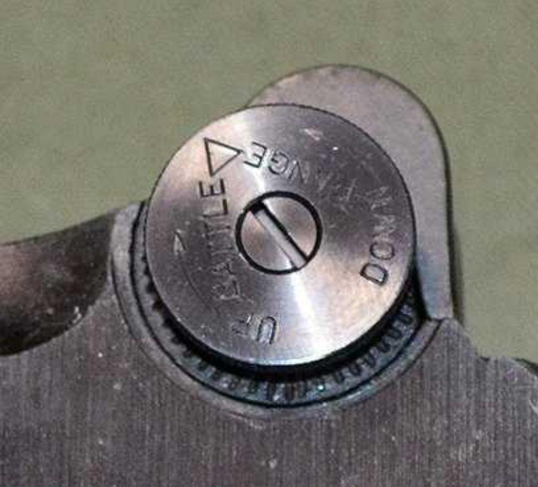 ICS電動ガンM1ガーランド用WW2型リアサイト アメリカ軍 第二次世界大戦