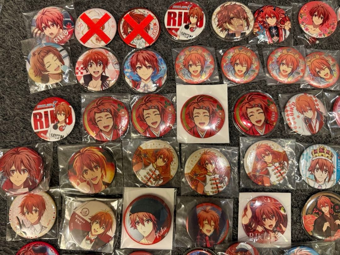 アイナナ 七瀬陸 等身缶バッジセット