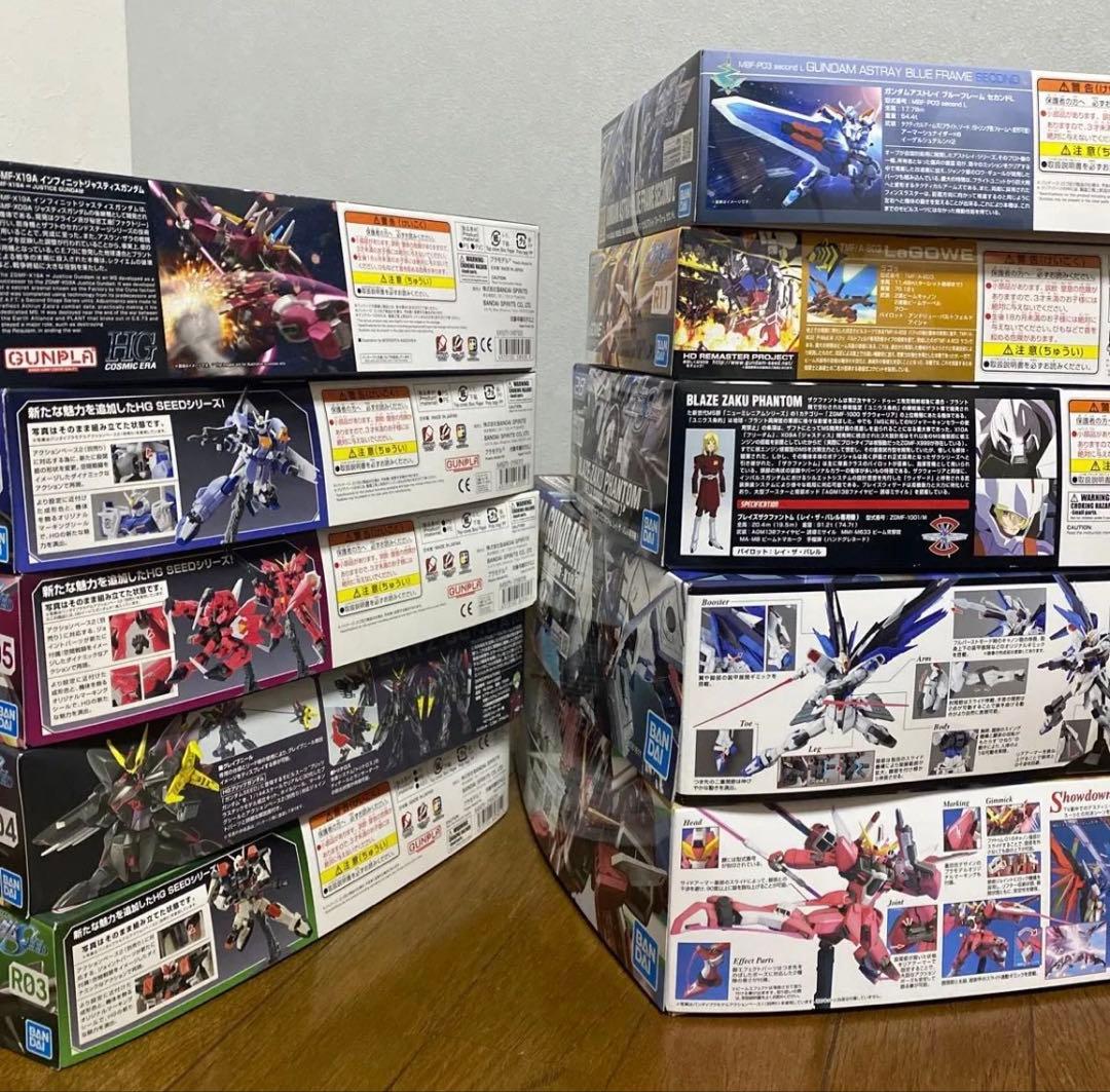 SEED/DESTINY MG/HG ガンプラ 10点まとめ売り ジャスティス