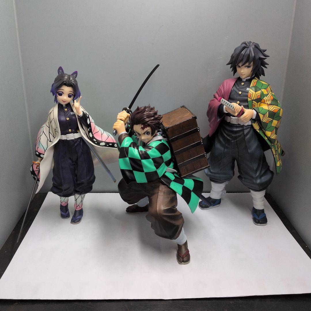 鬼滅の刃 竈門炭治郎 冨岡義勇 胡蝶しのぶ フィギュア 3種セット