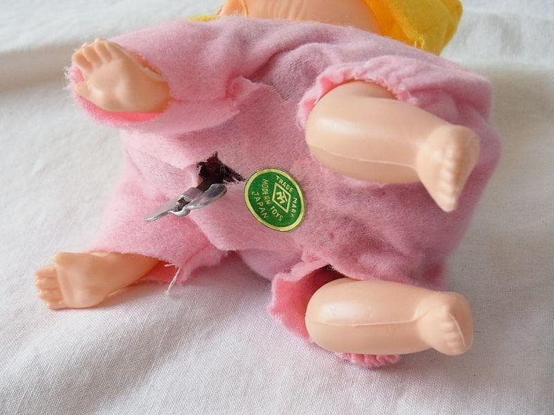 ハイハイベビー ゼンマイ 1950年代 増田屋　日本製【箱付き】昭和レトロ