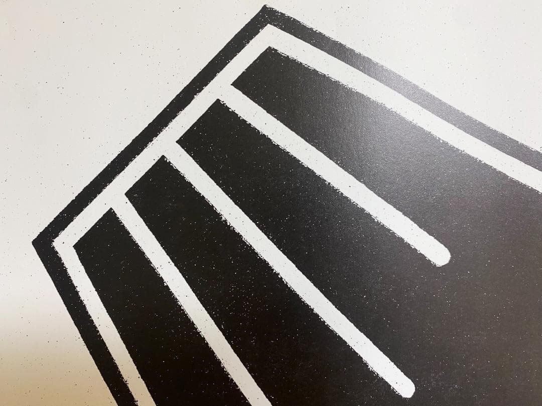 仲條正義 2002年作『仲條のフジのヤマイ』シリーズポスター【富士山幾何学模様】