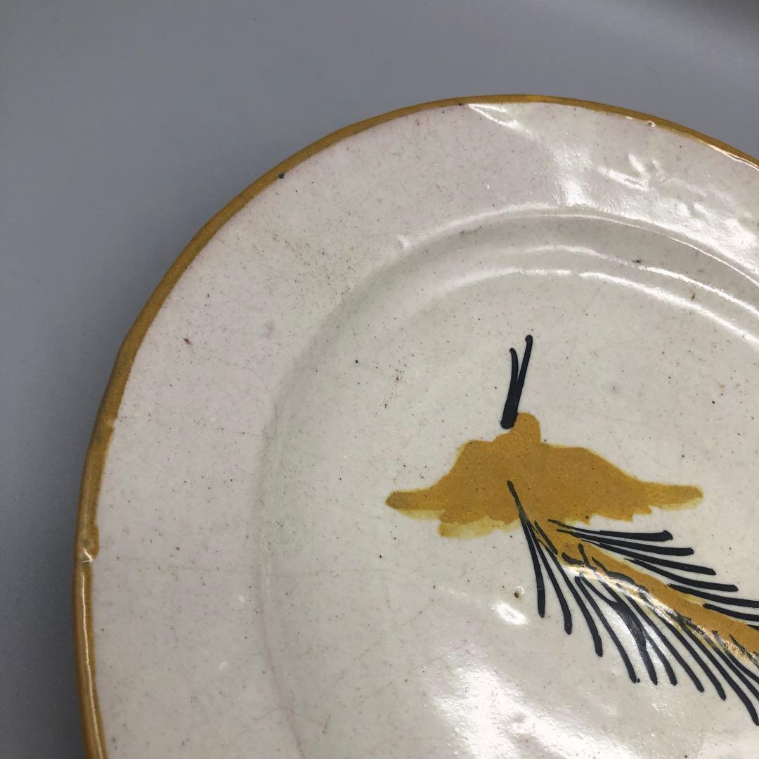 メキシコプエブラタラベラ焼ビンテージ陶器伝統工芸鳥バードお皿プレート24cm5枚