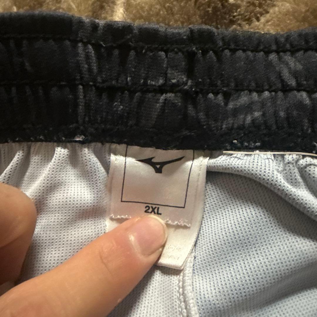 Mizuno 2XL 日本大学ゲームパンツ 黒と赤