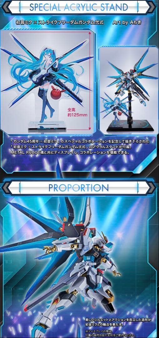 【抽選販売品】ストライクフリーダムガンダム弐式 ［初音ミク Ver.］