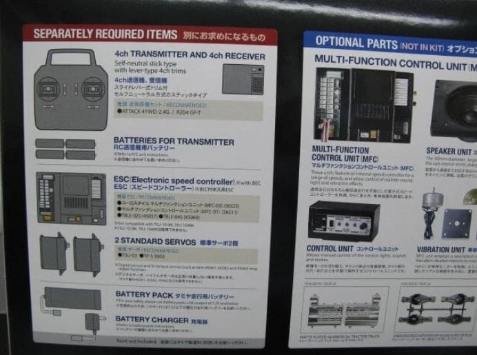 【新品・キット・未組立】TAMIYA 56371スカニア 電動RC 1/14