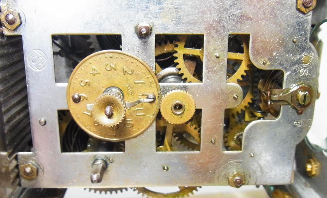 精工舎　機械式置時計　オルゴール付き　 大正時代　稼働品