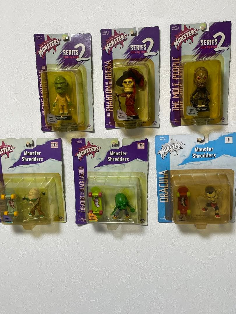 ⚠️本日限定値下げ【レア】99'〜00'ユニバーサルモンスターズ　フィギュア当時物