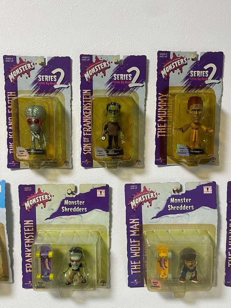 ⚠️本日限定値下げ【レア】99'〜00'ユニバーサルモンスターズ　フィギュア当時物