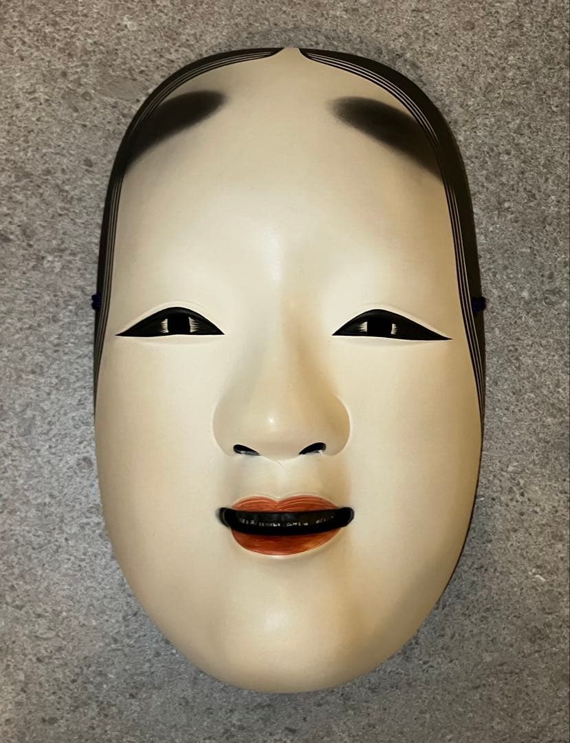 【博多能面】小面 創作人形師 田中伸作 無心魂 新品未使用