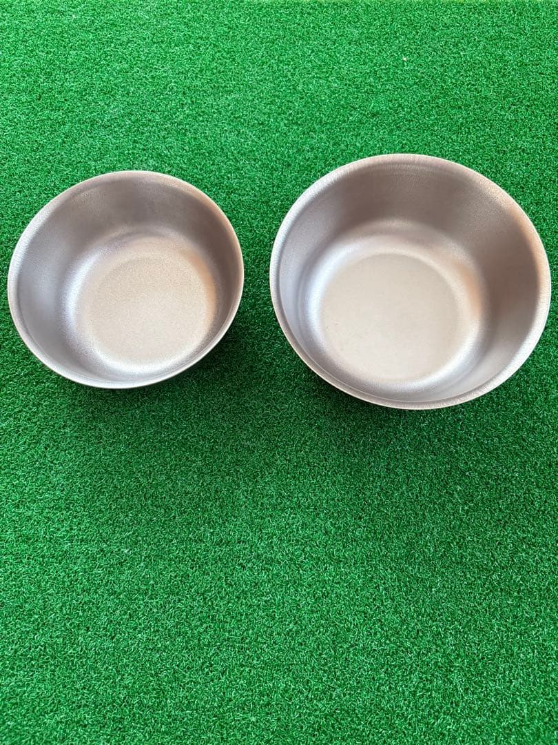 peak チタンダブルボウル 400 600 セット