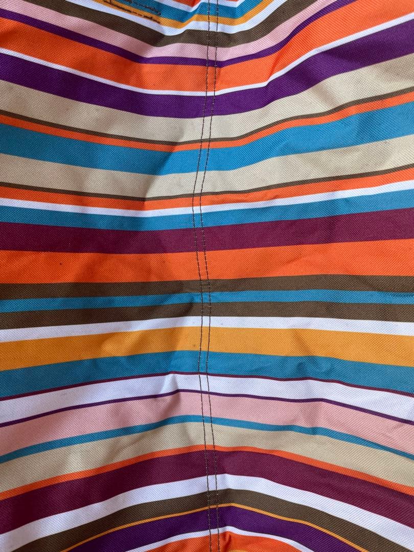 LOGOS あぐらチェア ストライプ 2脚セット