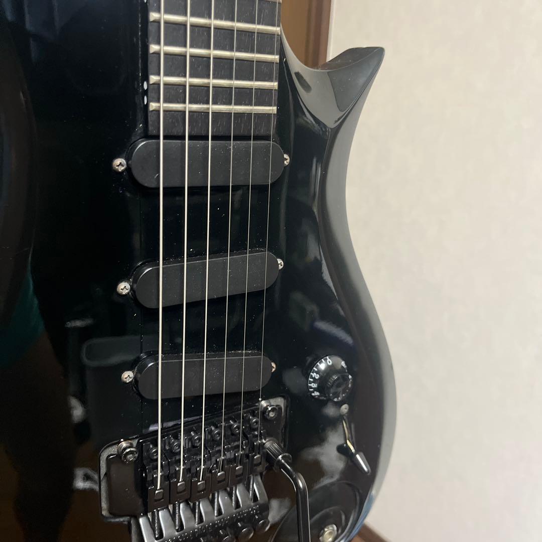 スギゾーモデル 100pr ブラックエレキギター 3ピックアップ