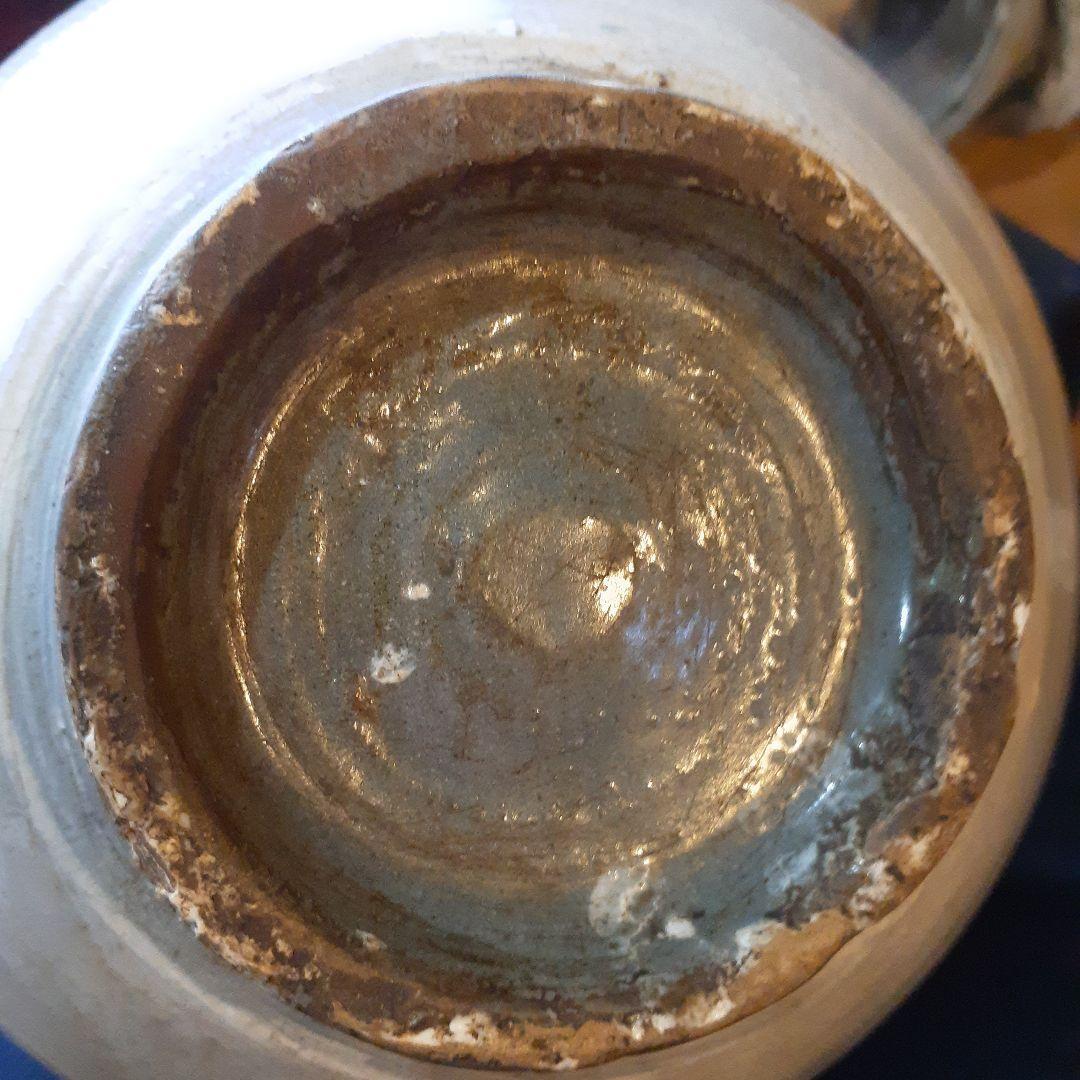 鶏龍山刷毛目鉄絵徳利