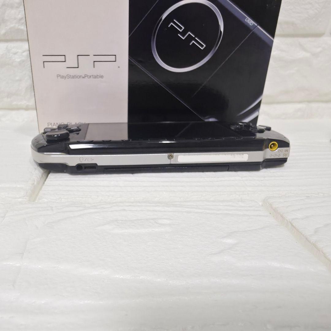 228】焼けあり】【完品】PSP 3000　ピアノブラック　箱付き　新品電池