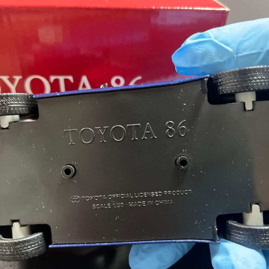 非売品　トヨタ86 カラーサンプル　ギャラクシーブルーシリカ