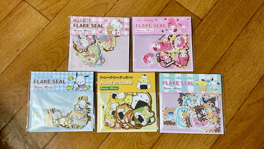 サンリオシールまとめ売り　73枚