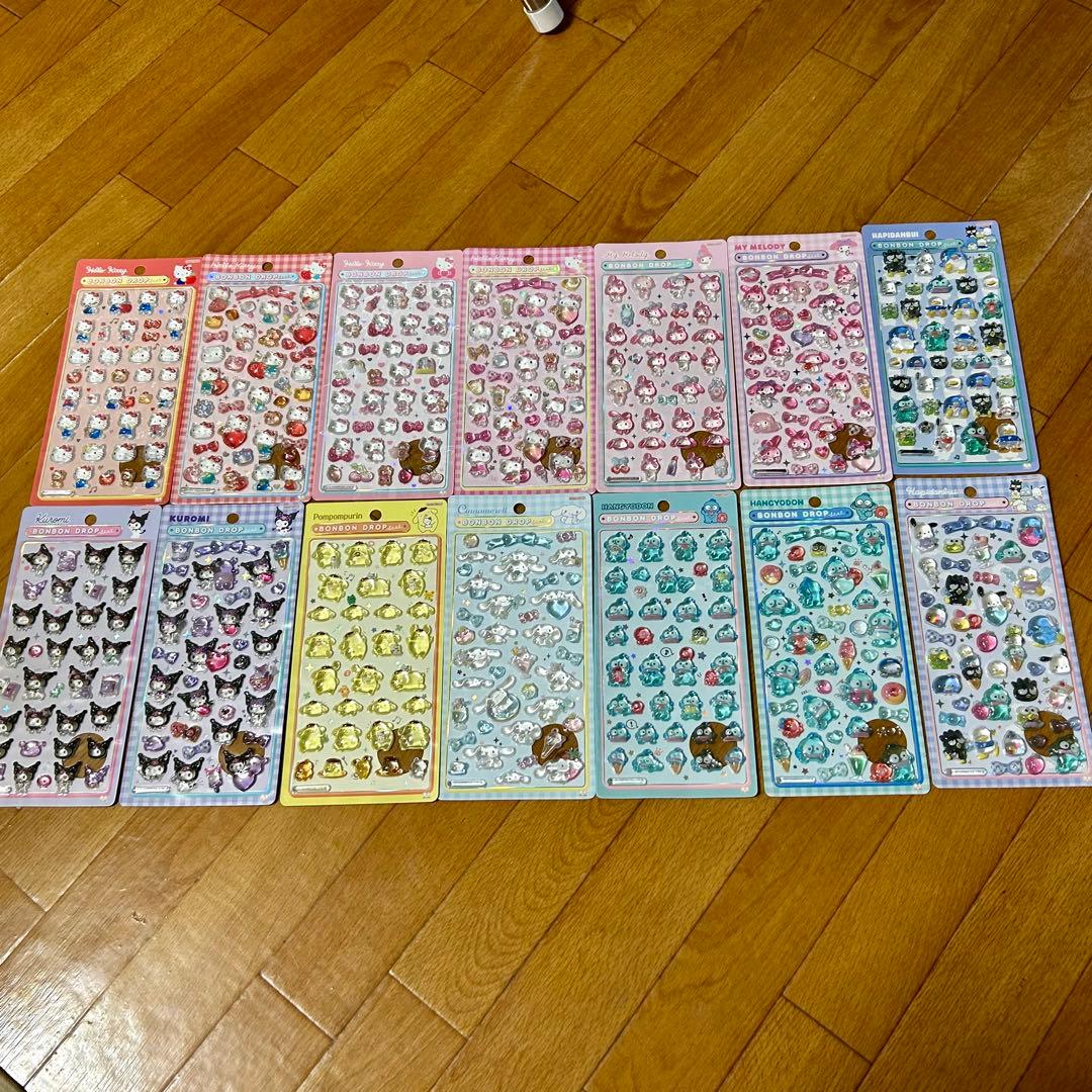 サンリオシールまとめ売り　73枚