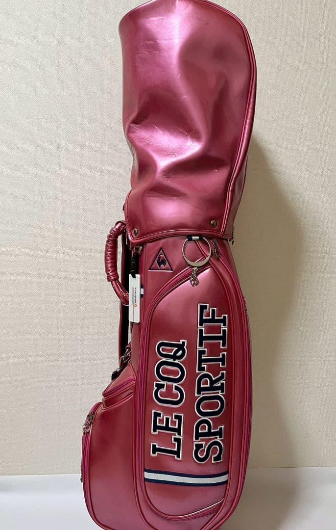 美品　ゴルフ　キャディバッグ　ルコック ピンク