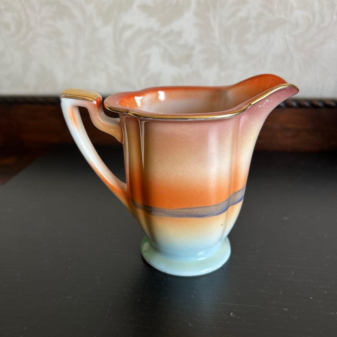 オールドノリタケ　Mマーク・ヤジロベエ　クリーマー・ポット・白鳥・灰皿　不揃い