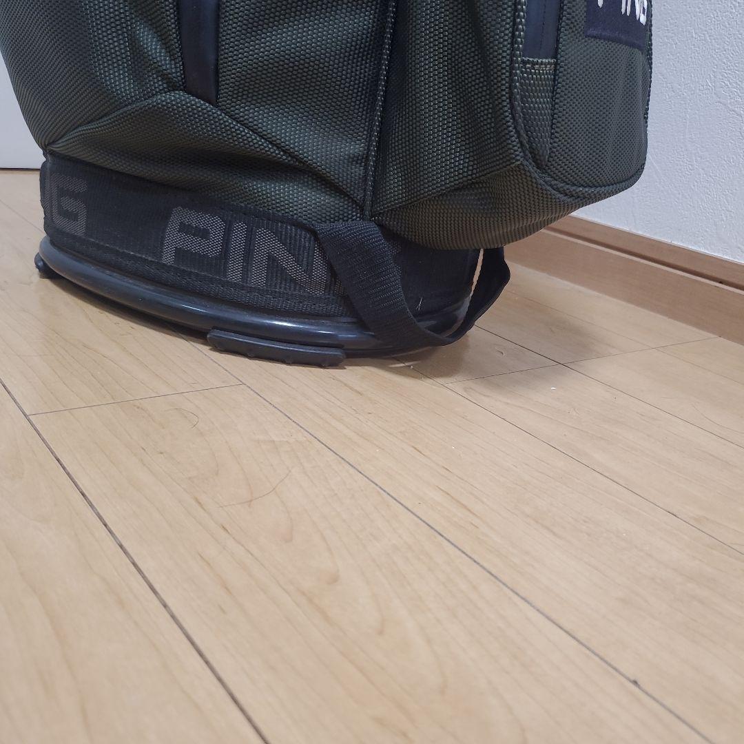【美品】PING ピン キャディバッグ CB-P201 カーキ 色