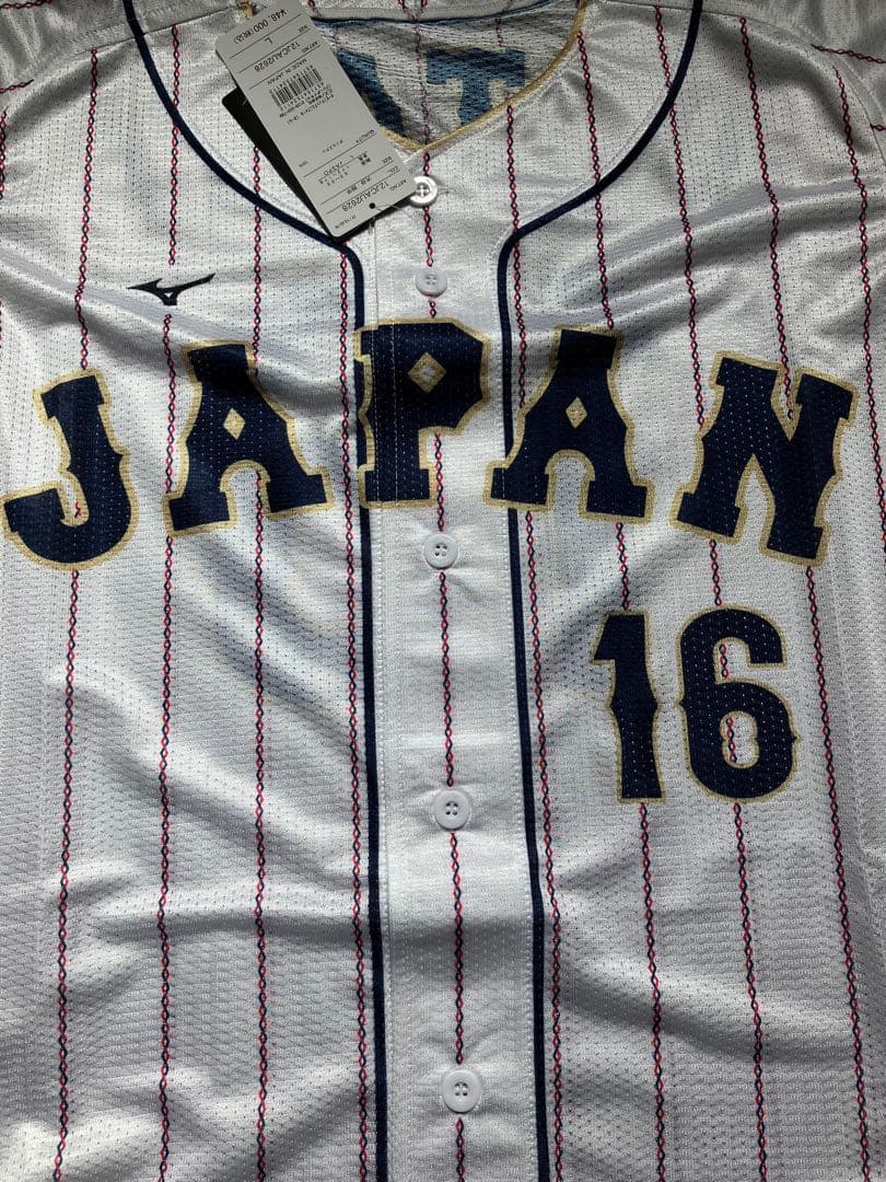 WBC日本代表 大谷翔平　ユニフォーム　オーセンティック　正規品　Lサイズ