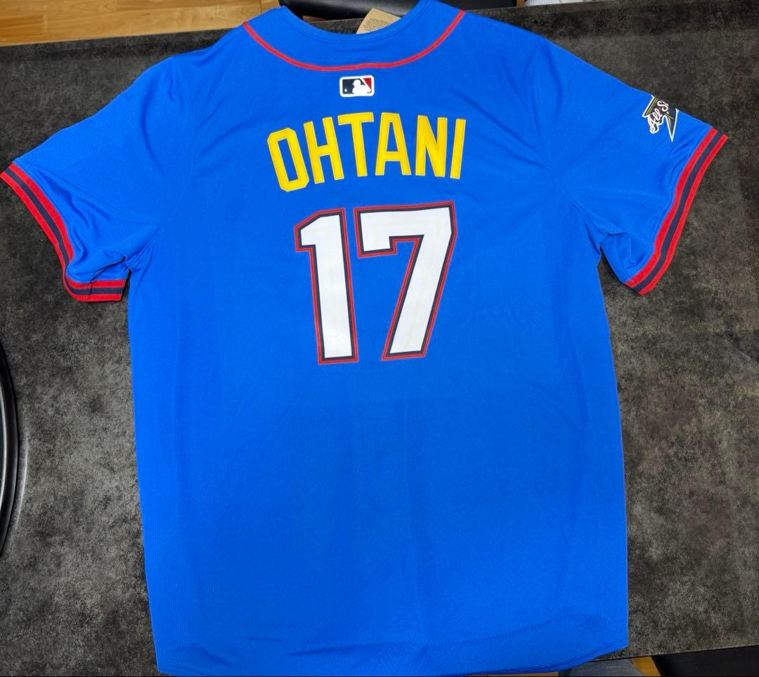大谷翔平2025MLBオールスターゲーム ユニフォームXXL 公式シール付