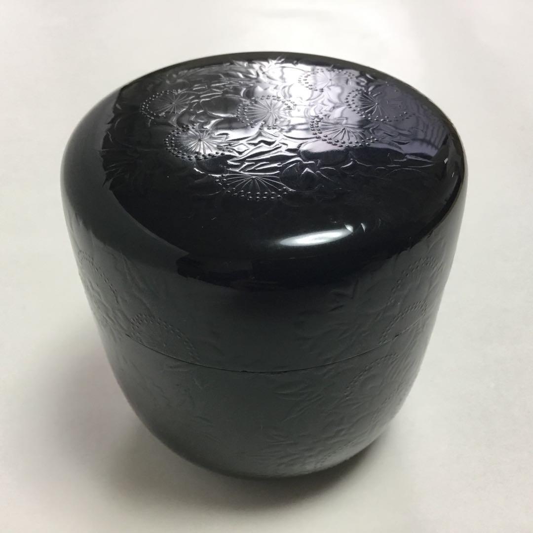 夜桜棗 茶道具 古物品