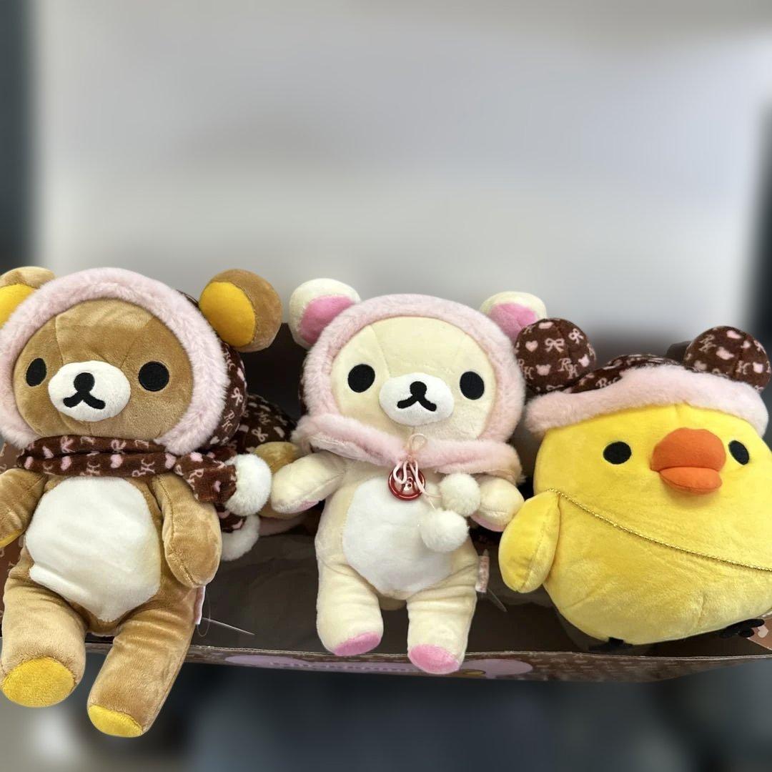 【レア】リラックマ ぬいぐるみ 6個セット　全3種　コリラックマ　キイロイトリ