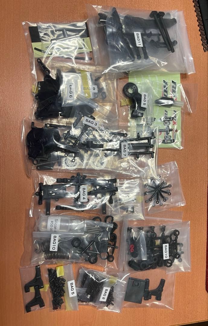 RaveD RDX 1/10 RWD ドリフト 組立キット部品